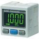ZSE30A-01-N Датчик вакуума, с дисплеем, Pn=0…-101kPa, выход NPN NO, Uпит. 12…24V DC, присоединение R1/8 (M5 x 0.8), IP40